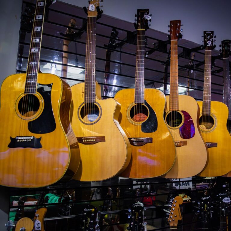 acoustic guitars